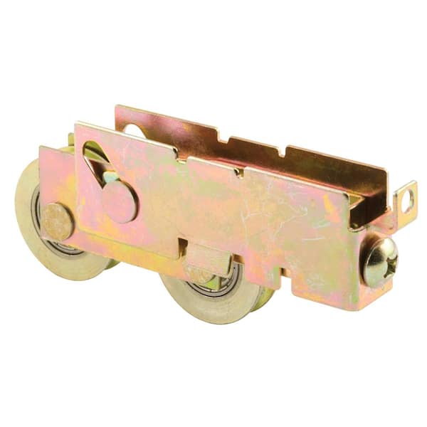 1-1/4 in., Steel, Sliding Door Tandem Roller Assembly with F-Tab (D 1845) 1-1/4 in., Steel, Sliding Door Tandem Roller Assembly with F-Tab (D 1845)